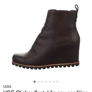 UGG Women's Dark Brown Wedge Boots